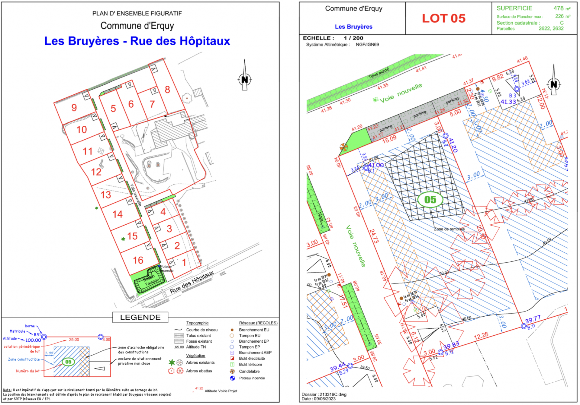 terrain en vente sur Erquy (22430)